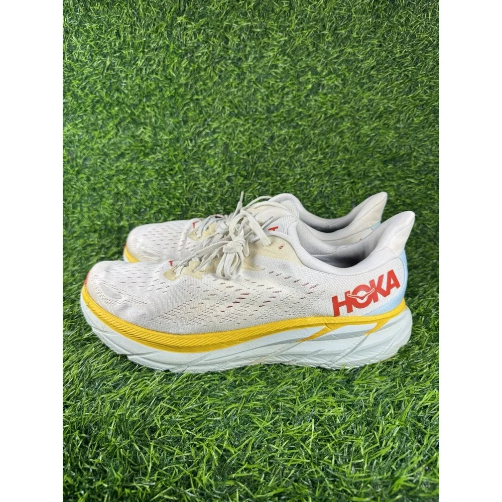Hoka One One Mens 13 2E Clifton 8 Running Shoes Nimbus Cloud 1121374-NCBDB
